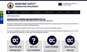 Maritimesafety.co.za thumbnail