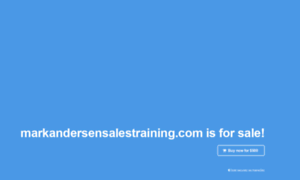 Markandersensalestraining.com thumbnail