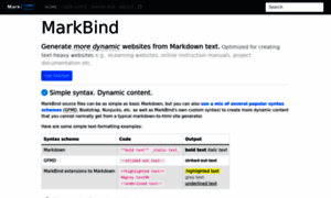 Markbind.org thumbnail