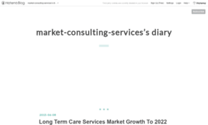 Market-consulting-services.hatenablog.com thumbnail