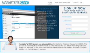 Marketerscrm.com thumbnail