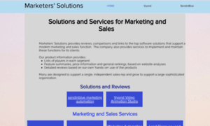 Marketerssolutions.com thumbnail