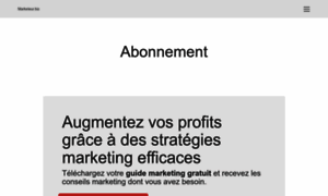 Marketeur.biz thumbnail