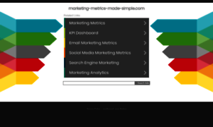 Marketing-metrics-made-simple.com thumbnail