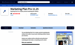 Marketing-plan-pro.software.informer.com thumbnail