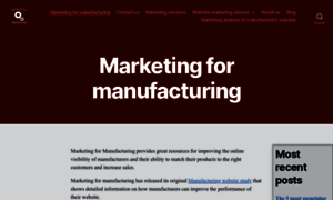 Marketingformanufacturing.com thumbnail