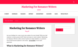 Marketingforromancewriters.org thumbnail