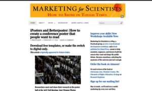 Marketingforscientists.com thumbnail