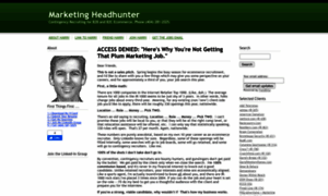 Marketingheadhunter.com thumbnail