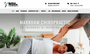 Markhamchiropractic.com thumbnail