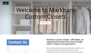 Markhamcustomclosets.com thumbnail