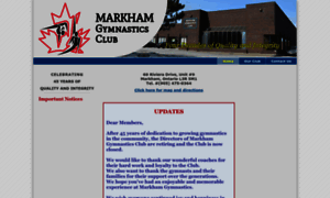 Markhamgymnasticsclub.com thumbnail