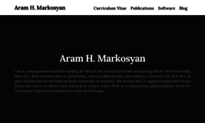 Markosyanaram.com thumbnail