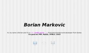 Markovicb.me thumbnail