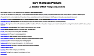 Markthompsonproducts.com thumbnail