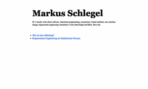 Markus-schlegel.com thumbnail