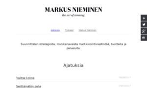 Markusnieminen.com thumbnail