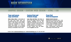 Markwebbdesign.com thumbnail