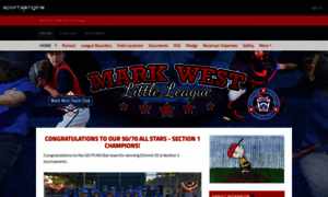 Markwestbaseball.sportngin.com thumbnail