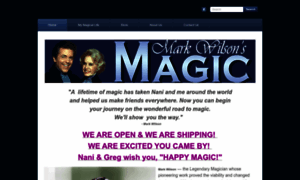 Markwilsonmagic.com thumbnail