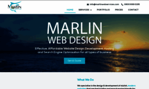 Marlinwebdesign.co.uk thumbnail