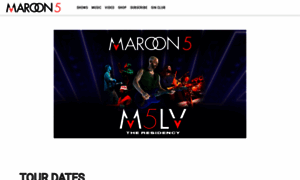 Maroon5.com thumbnail