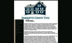 Marquettecountytitle.com thumbnail