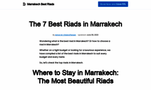 Marrakechbestriads.com thumbnail