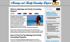 Marriageandfamilycounselingdegrees.com thumbnail