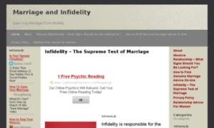 Marriageandinfidelity.com thumbnail