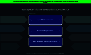 Marriagecertificate-attestation-apostille.com thumbnail