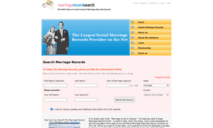 Marriagerecordsearch.net thumbnail