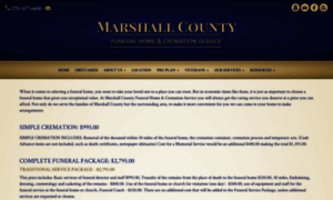 Marshallcountyfuneralhome.com thumbnail