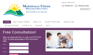 Marshallscreekchiropractic.chiromatrixbase.com thumbnail