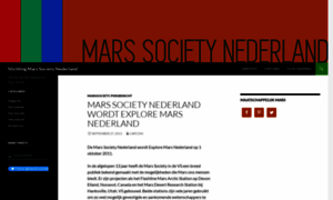 Marssociety.nl thumbnail