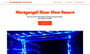 Marsyangdi-river-view-resort.business.site thumbnail