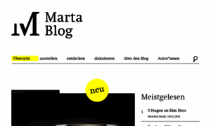 Marta-blog.de thumbnail
