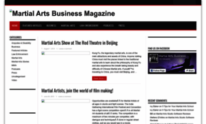 Martialartsbusinessmagazine.com thumbnail