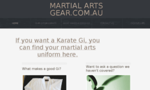 Martialartsgear.com.au thumbnail