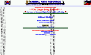 Martialartsresource.com thumbnail