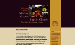 Martingrovebaptistchurch.org thumbnail