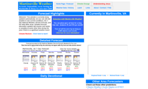 Martinsvilleweather.com thumbnail