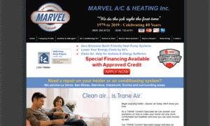 Marvelairconditioning.com thumbnail