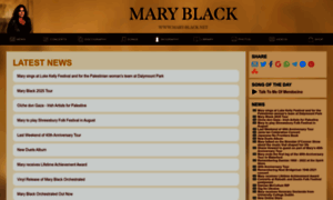 Mary-black.net thumbnail