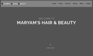 Maryamhairbeauty.co.uk thumbnail