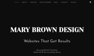 Marybrowndesign.com thumbnail