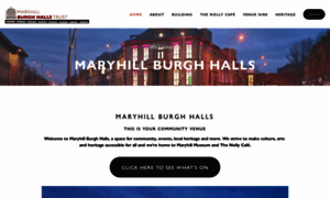 Maryhillburghhalls.org.uk thumbnail