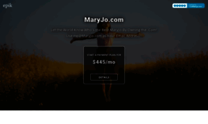 Maryjo.com thumbnail