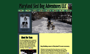 Marylanddogsledding.com thumbnail