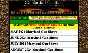 Marylandgunshows.net thumbnail